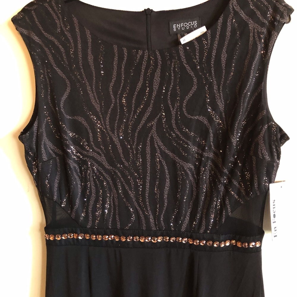 Ankle length sleeveless dress